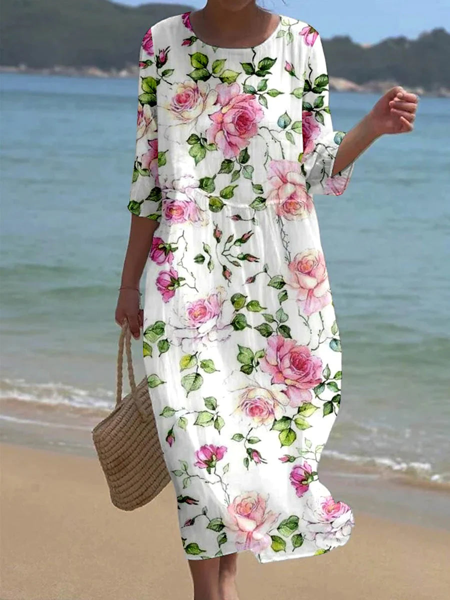 Winter – Floral Dress for Timeless Elegance