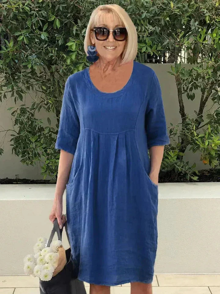Rain – Loose Cotton Dress