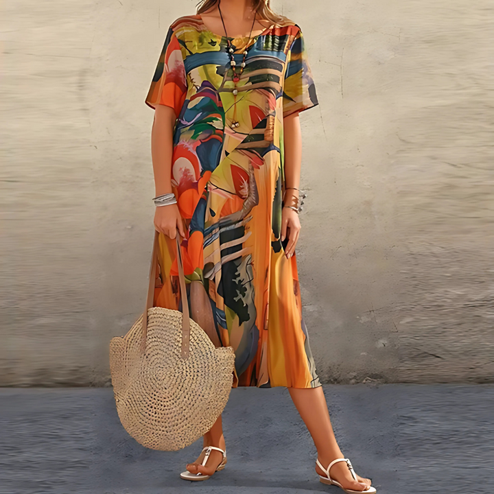 Josephine – Comfortable Floral Dress