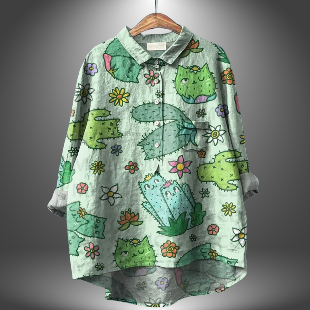 Sage – Luiza Handmade Floral Shirt