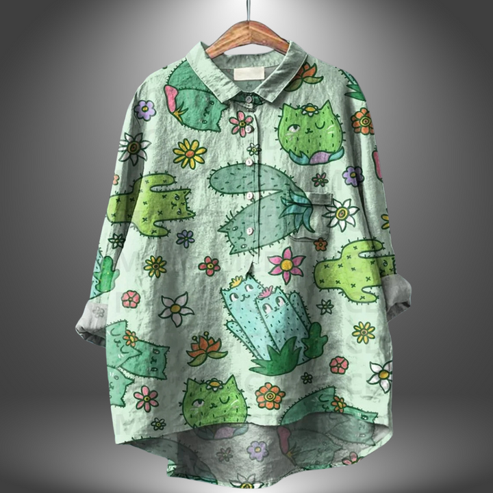 Sage – Luiza Handmade Floral Shirt