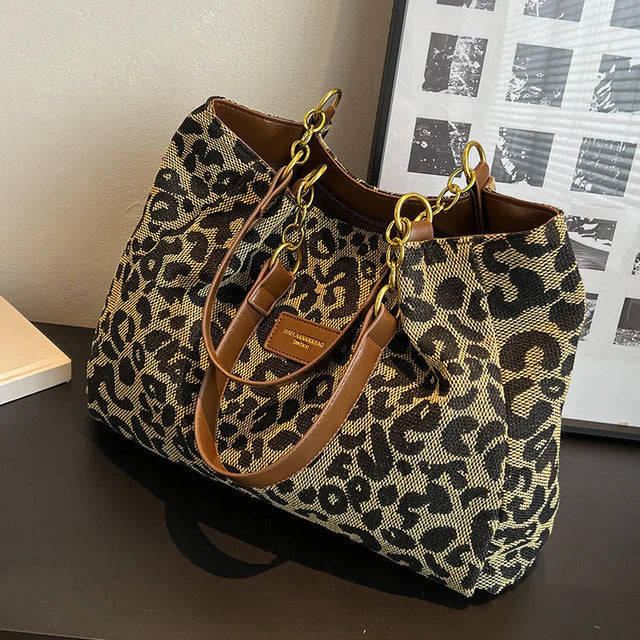 Tessa – Chic Leopard Print Handbag for Women