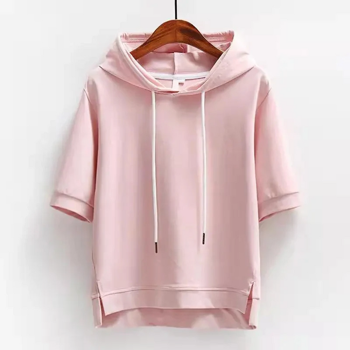 Abraham – Trendy Short Sleeve Hoodie