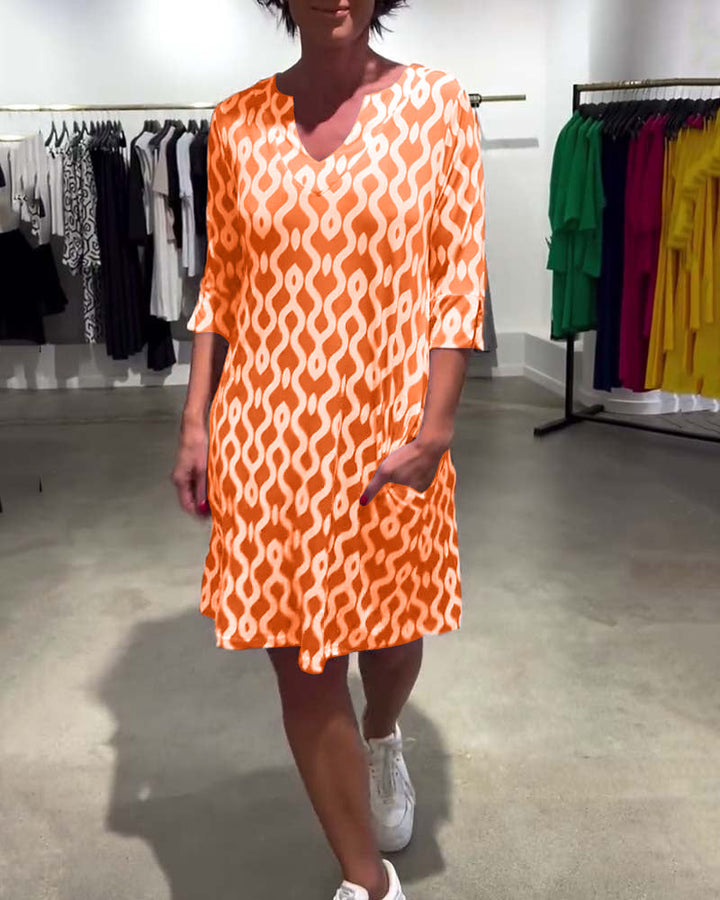 Faye – Printed Dress