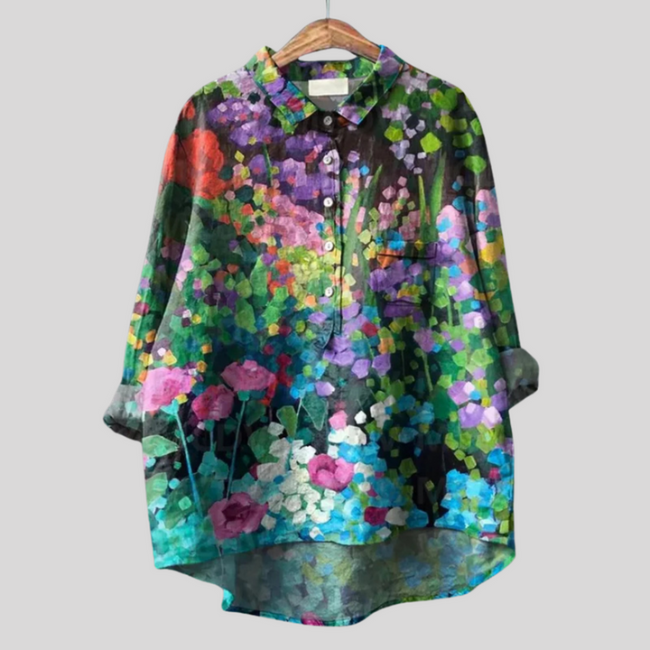 Rivka – Handmade Floral Shirt