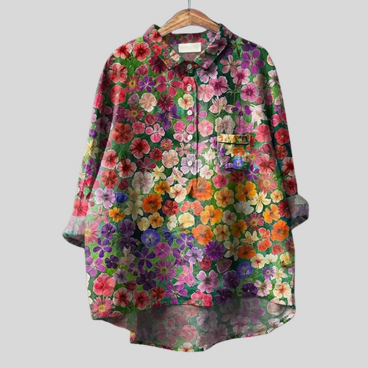 Rivka – Handmade Floral Shirt