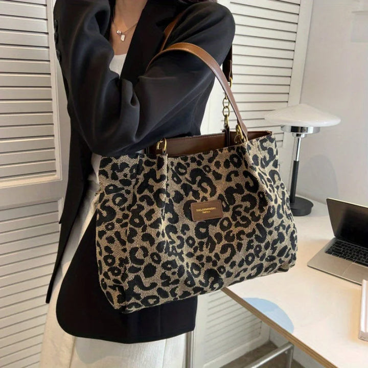 Tessa – Chic Leopard Print Handbag for Women