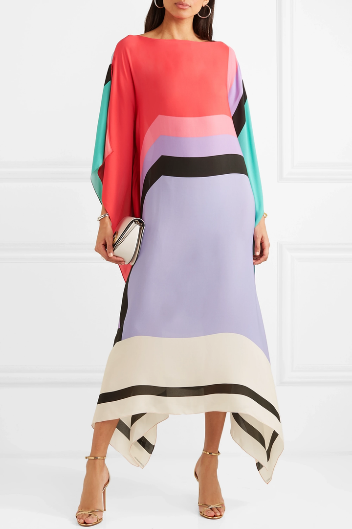 Aleah – Bold Striped Patchwork Dress