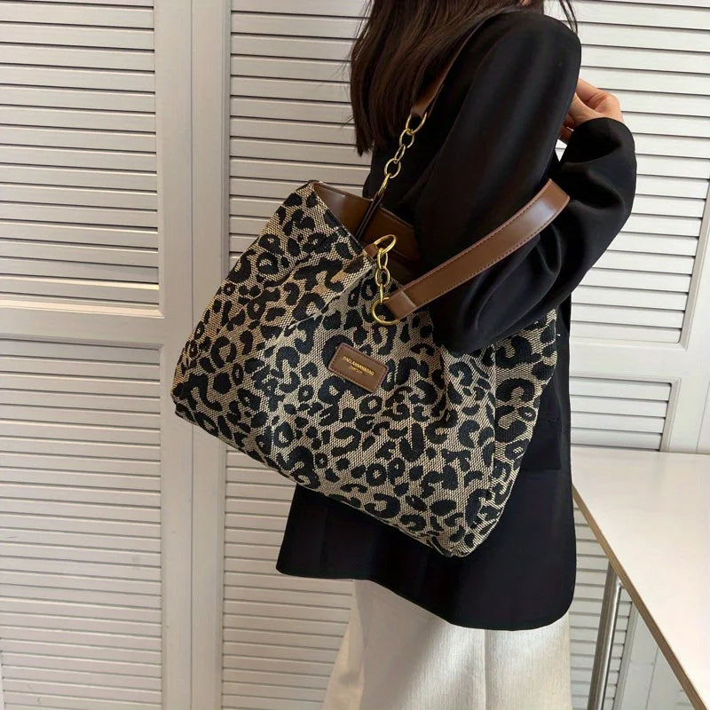 Tessa – Chic Leopard Print Handbag for Women