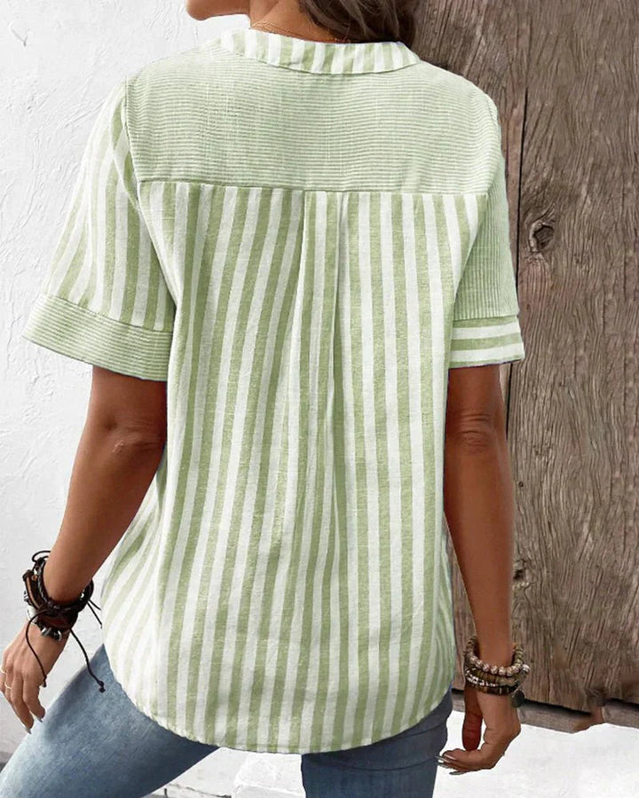 Lilly | Soft Striped Women's Blouse