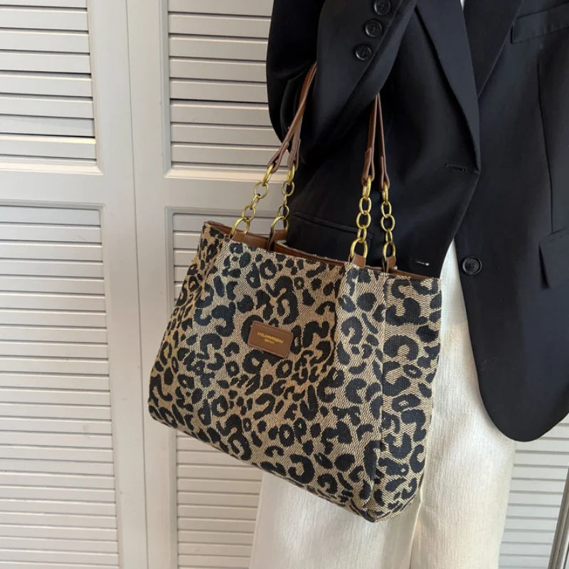 Tessa – Chic Leopard Print Handbag for Women