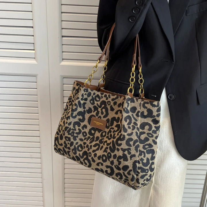 Tessa – Chic Leopard Print Handbag for Women