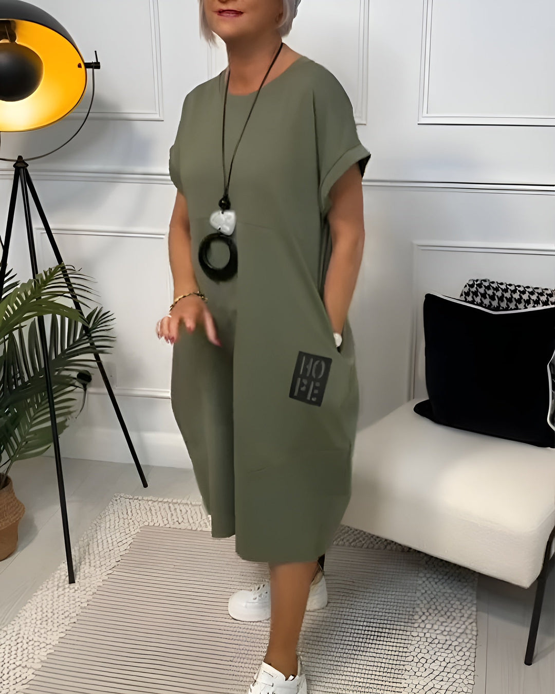 Calliope – Women’s Stylish Short Sleeved Dress