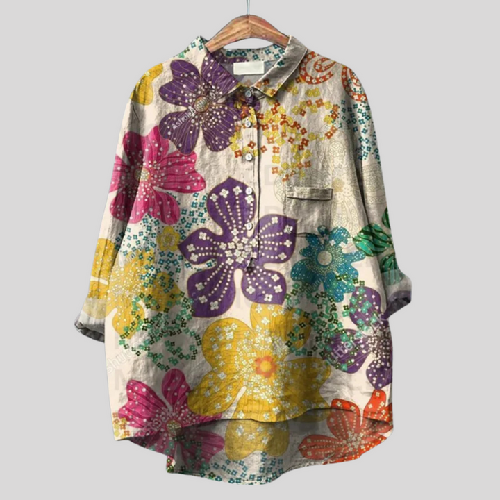 Rivka – Handmade Floral Shirt
