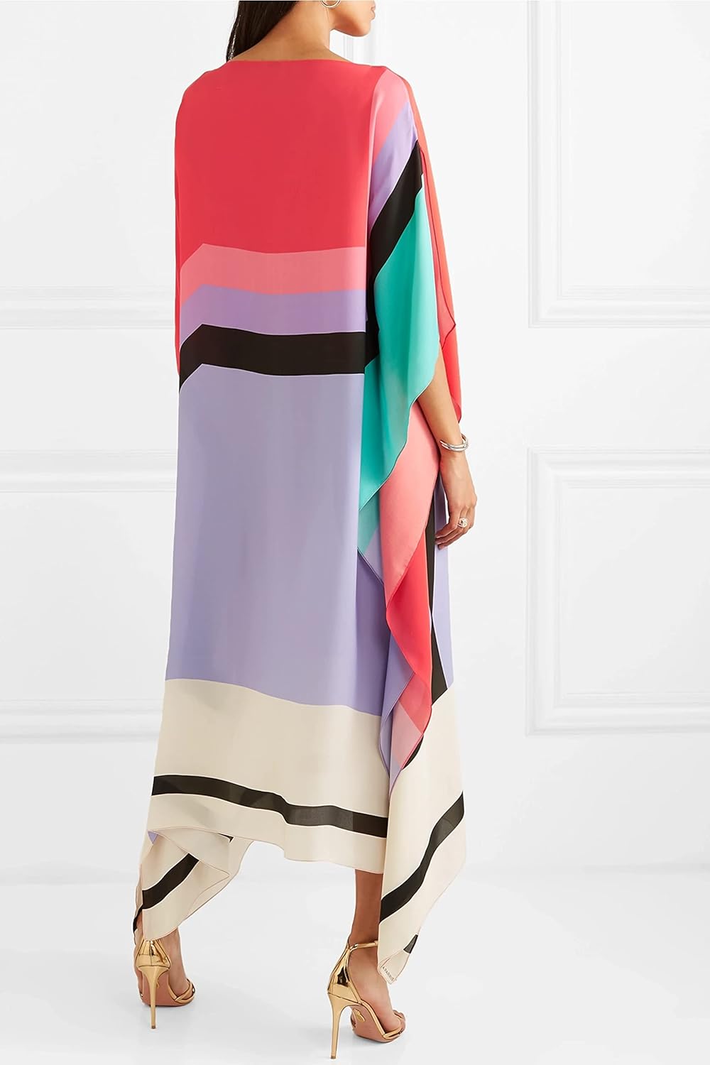 Aleah – Bold Striped Patchwork Dress
