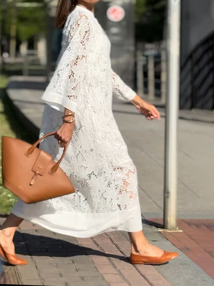 Clover - Modern Flowing Refined Lace Dress