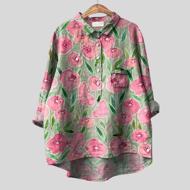 Rivka – Handmade Floral Shirt