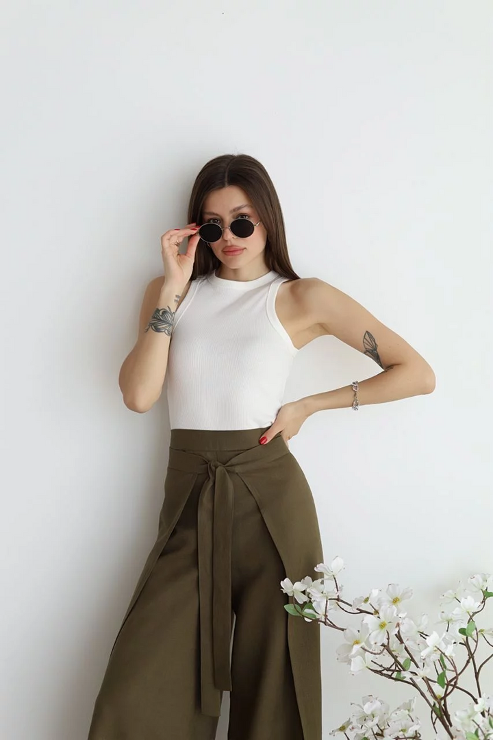 Raven – Wide Linen Trousers for Effortless Elegance