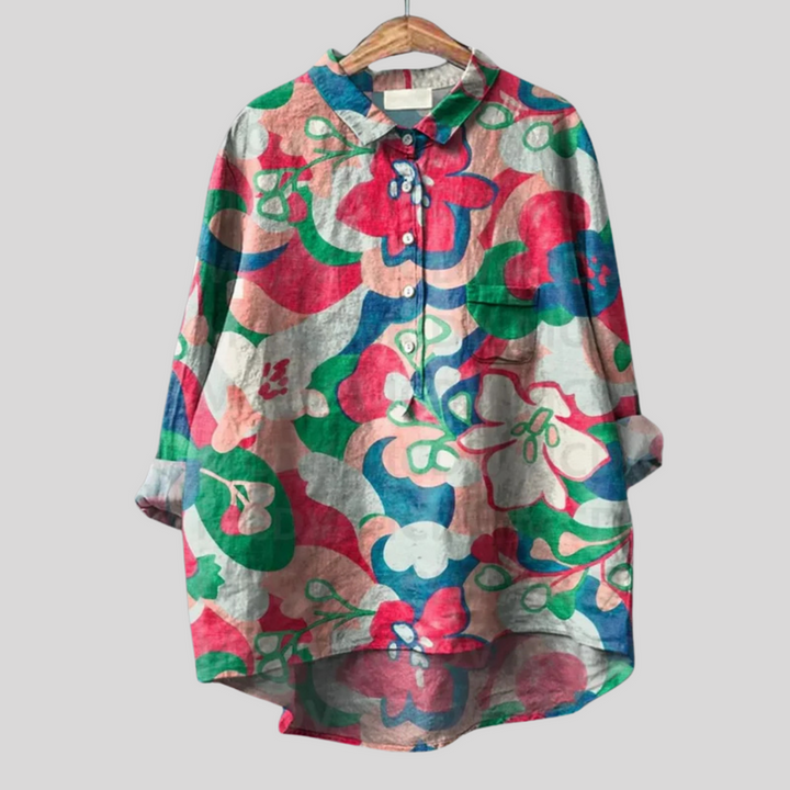 Rivka – Handmade Floral Shirt