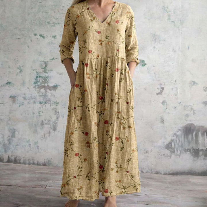 Dahlia – Floral Dress for Effortless Elegance