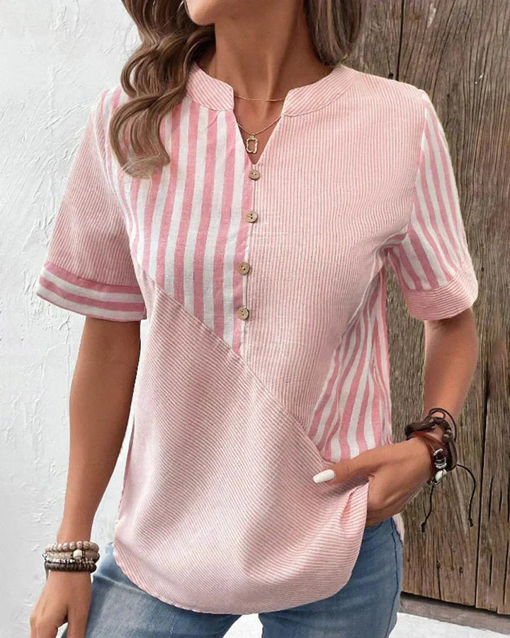 Lilly | Soft Striped Women's Blouse