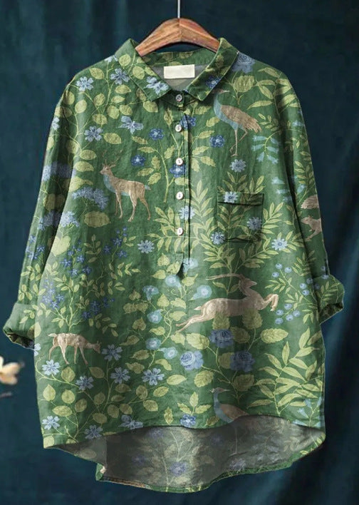 Isla – Floral Blouse for Effortless Elegance
