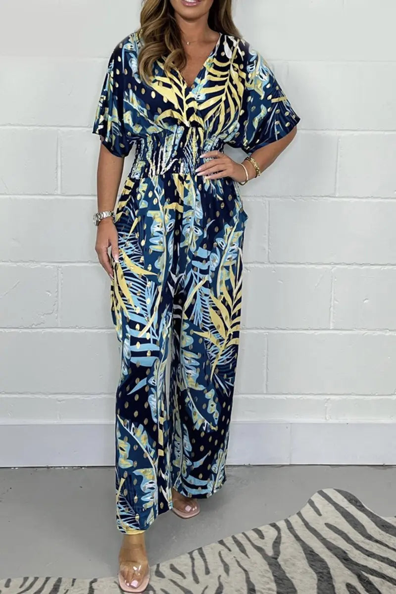 Lyra – Leaf Print Dress