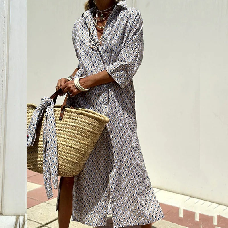 Margaret – Casual Shirt Dress