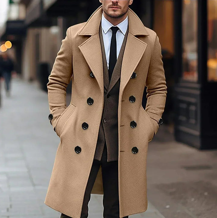 Jacob - Stylish Men's Trench Coat