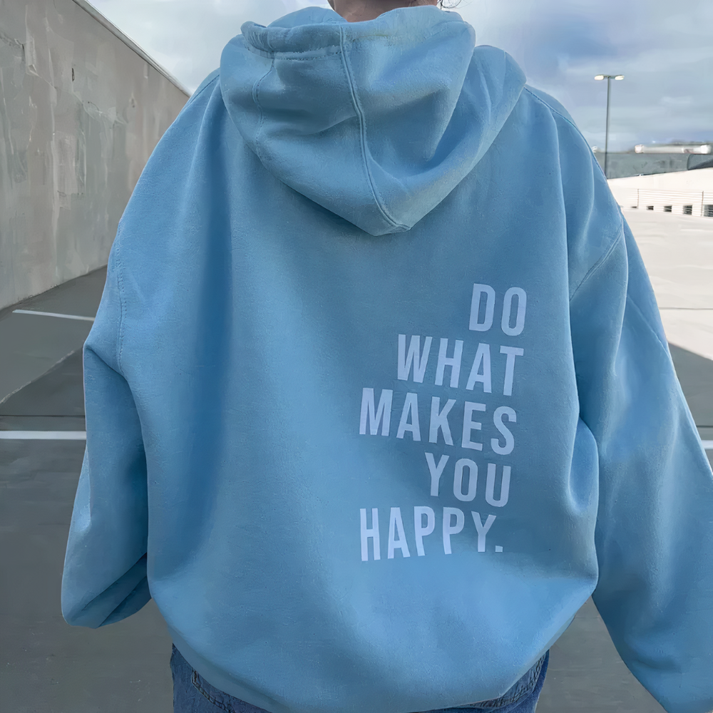 Lena – Oversized Hoodie for Comfort and Positivity