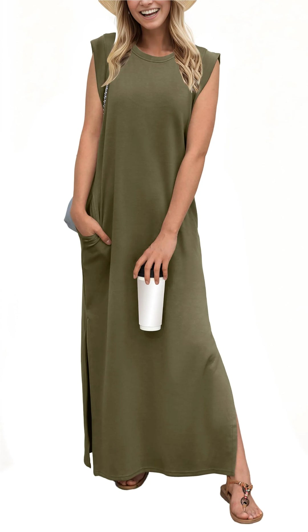 Elara – Cozy Maxi Dress for Effortless Days