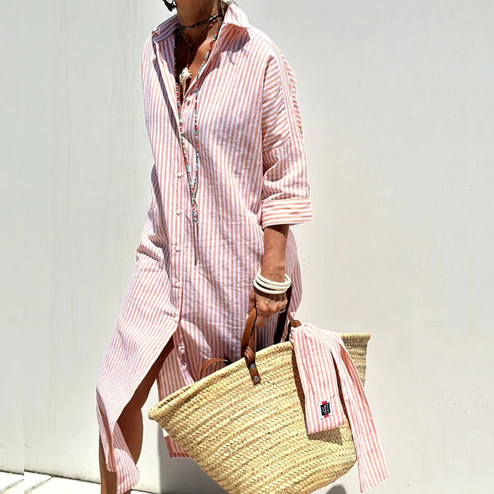 Margaret – Casual Shirt Dress