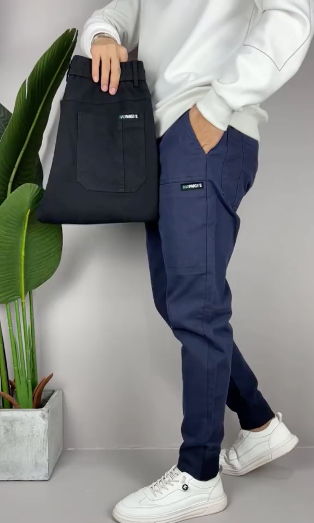 Enzo – Premium Stretch Cargo Trousers for Everyday Utility