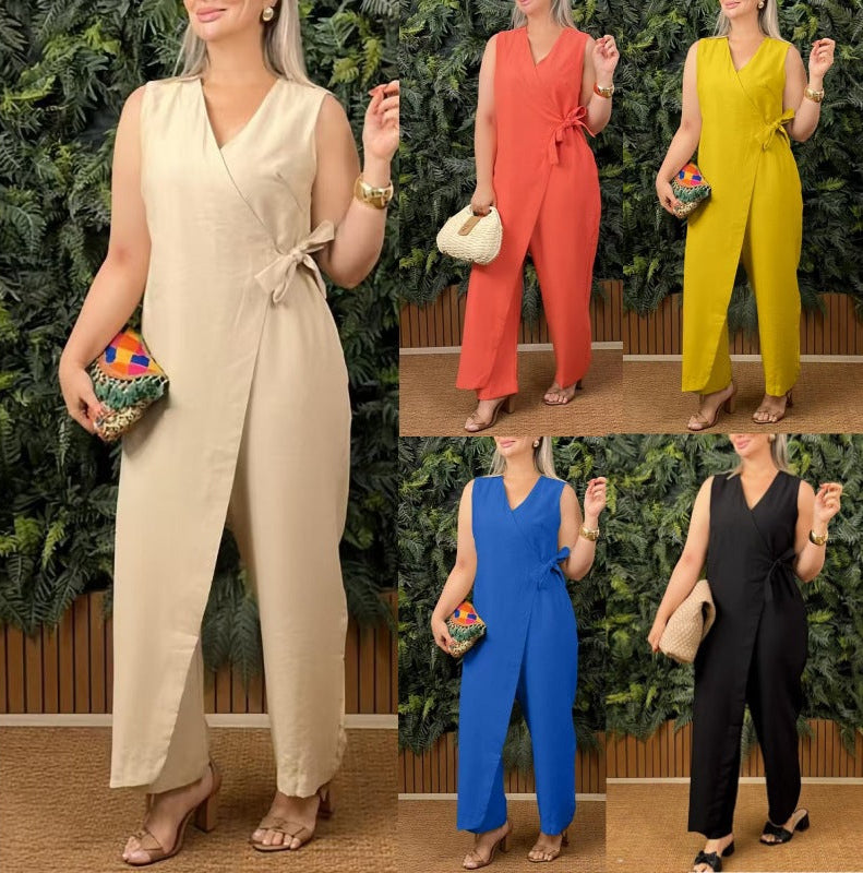 Celine – Sleeveless Jumpsuit for Effortless Sophistication
