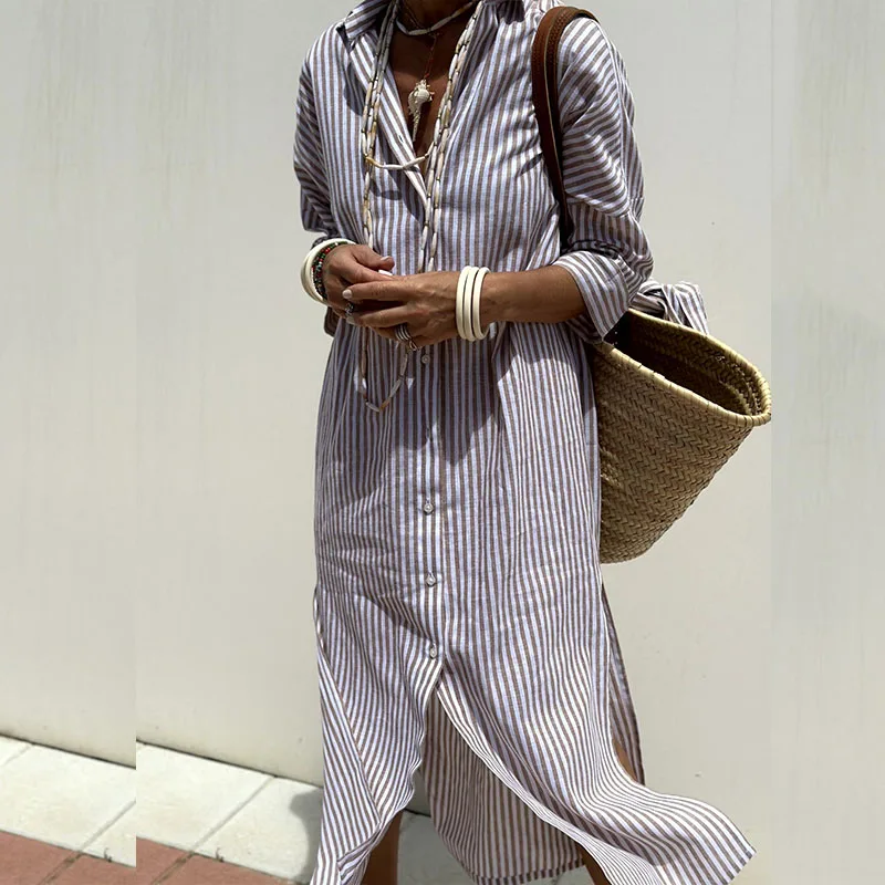 Margaret – Casual Shirt Dress