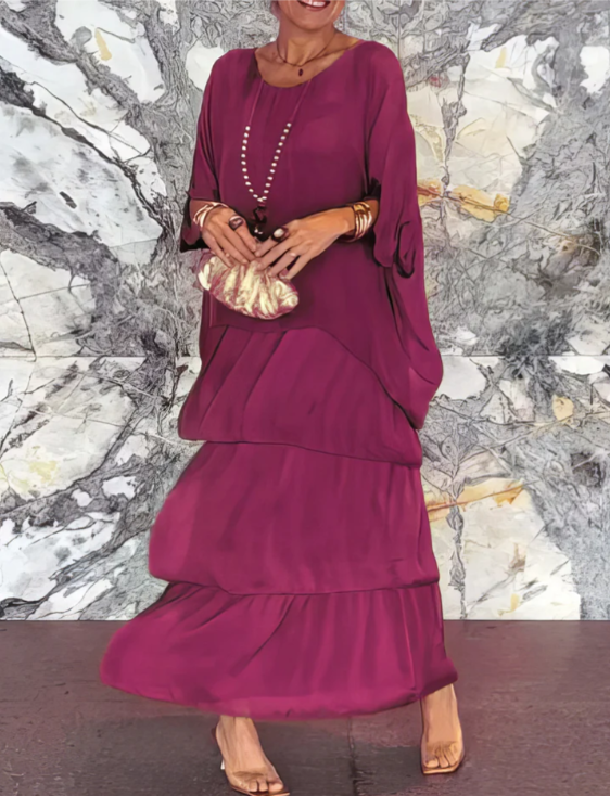 Delaney – Women's Fluid Maxi Dress