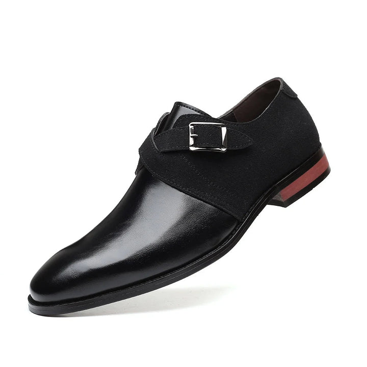 Evelyn - Buckle Suede Loafer