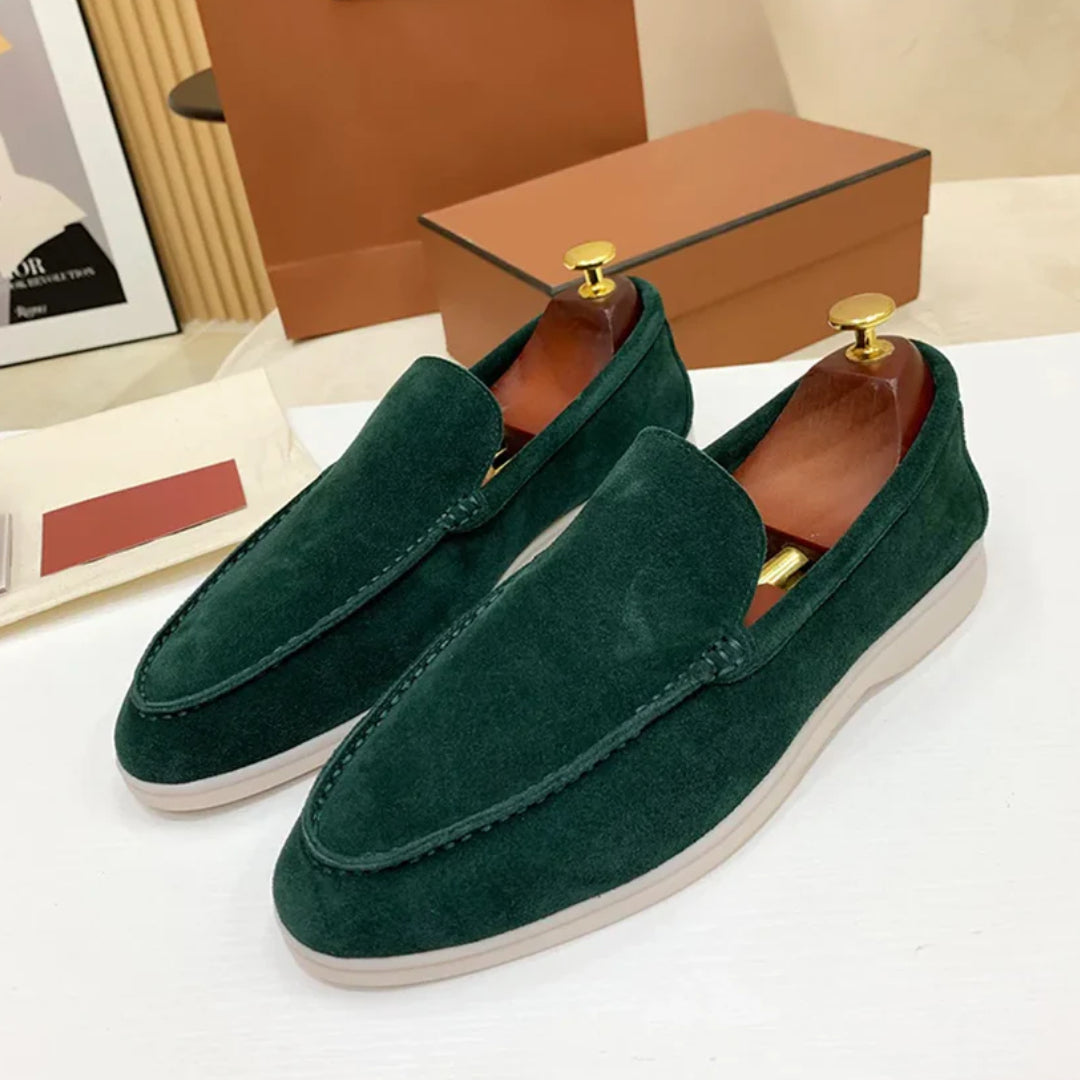 Karter – Suede Loafers with Structured Silhouette