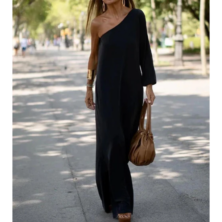 Brinley – Elegant One-Shoulder Dress