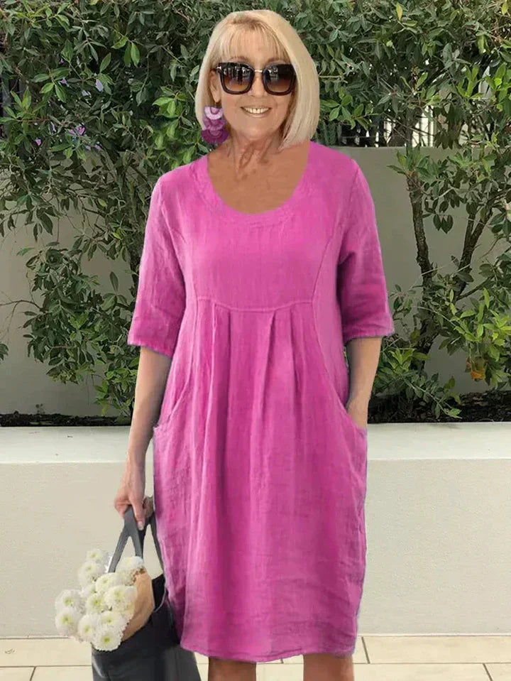 Rain – Loose Cotton Dress