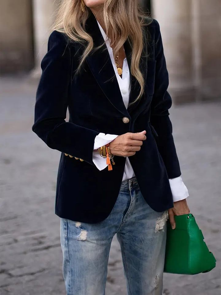 Savannah - Elegant Velvet Blazer