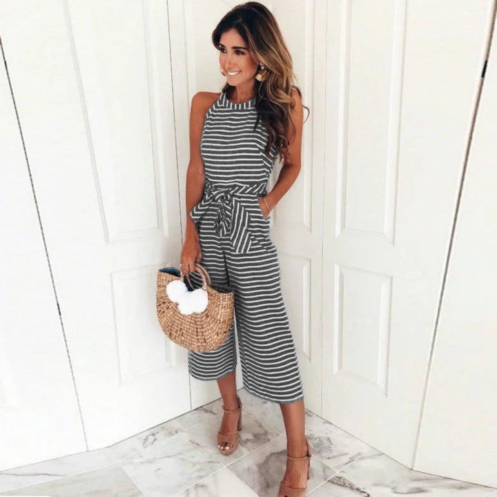 Ione – Striped Jumpsuit