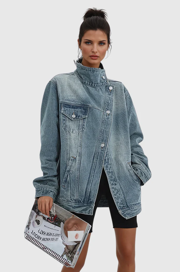 Nova – Artistic Denim Jacket for Bold Self-Expression