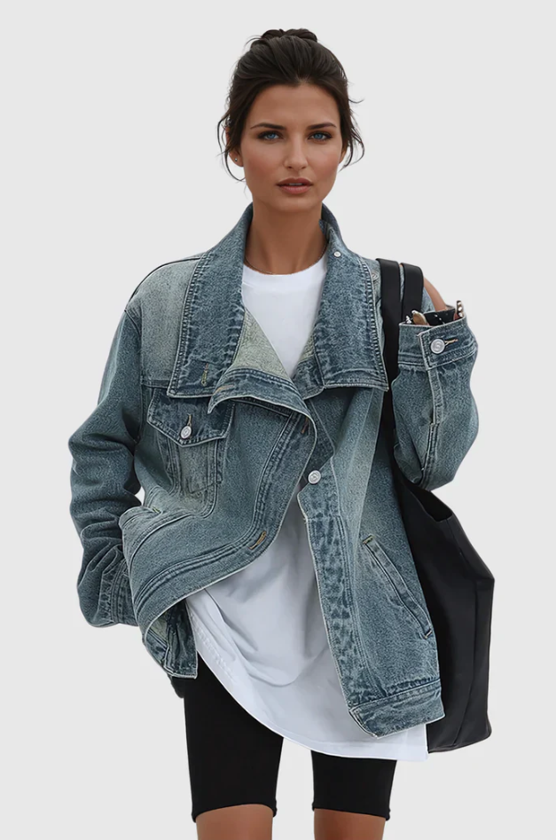 Nova – Artistic Denim Jacket for Bold Self-Expression