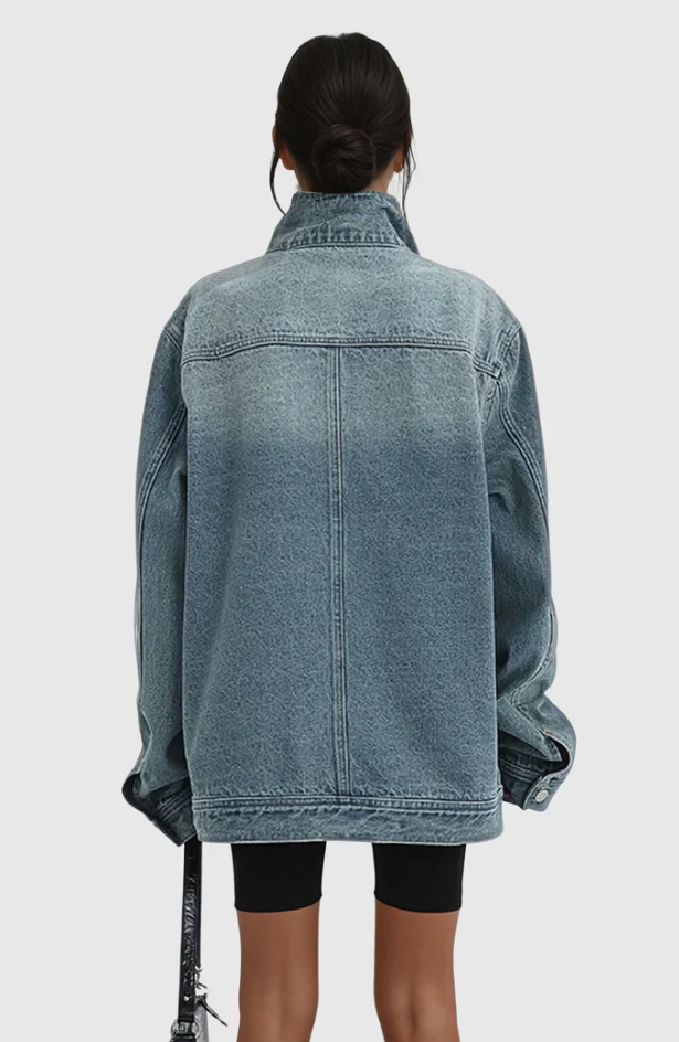 Nova – Artistic Denim Jacket for Bold Self-Expression
