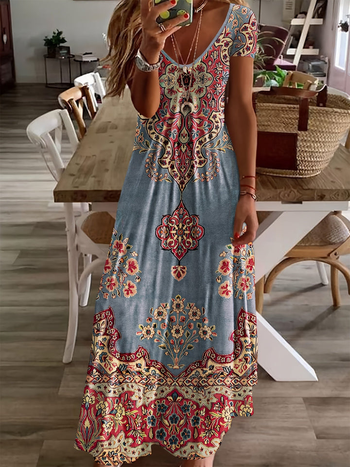 Willow – Tribal Floral Dress