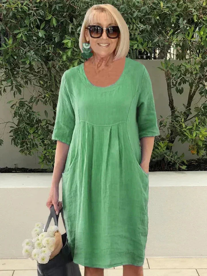 Rain – Loose Cotton Dress