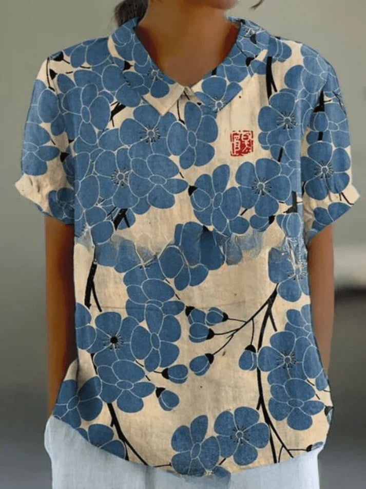 Gaia – Floral Print Blouse