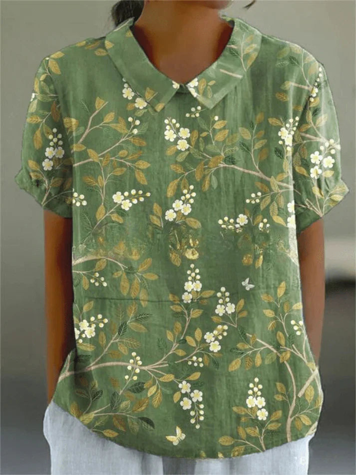 Gaia – Floral Print Blouse