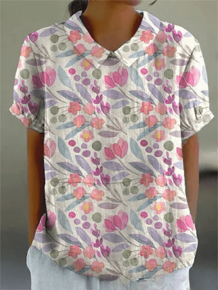 Gaia – Floral Print Blouse